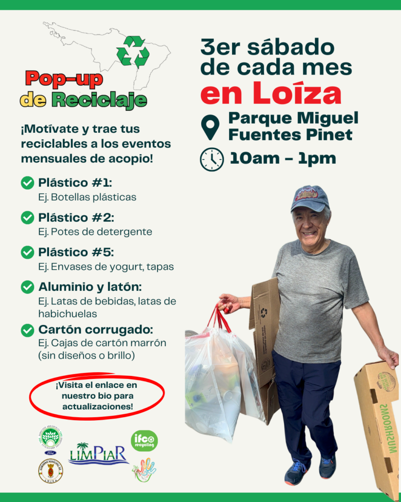 Pop up de reciclaje en Piñones